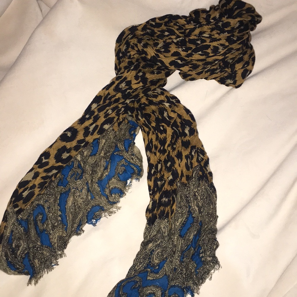 Talbots Leopard Print Scarf